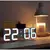 Led 3d Relógio De Parede Digital / Design Moderno Luz Noturna Decoração Relógios / Mesa De Desktop Decoração De Casa na internet