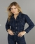 JAQUETA JEANS LAVAGEM ESCURA - SKAZI