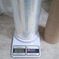 Film stretch 50cm Cristal x 4kg sin mango. Medidas reales - Extra Material - Caja x 4un. - comprar online