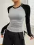 Blusa Y2K Cropped de Manga Longa