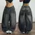 Calça Jeans K-Fashion Unissex | Estilo K-pop Oversized com Bolsos - loja online