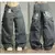 Calça Jeans K-Fashion Unissex | Estilo K-pop Oversized com Bolsos