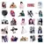 Adesivos K-pop AESPA Estilo Coreano | Kit com até 50 Unidades Fofas para Decorar na internet