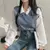 Blusa K-Dream Layered | Estilo Coreano Y2K com Gola Polo