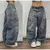 Calça Jeans K-Fashion Unissex | Estilo K-pop Oversized com Bolsos - comprar online