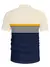 Camisa polo masculina casual de manga curta com estampa de cavalo 3D listrado co na internet