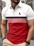 Camisa polo masculina casual de manga curta com estampa de cavalo 3D listrado co - loja online