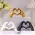 Resina amor gesto estátuas esculturas ornamento de mesa escultura estatuetas lu - Fideles Shope