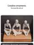 Figuras de arte abstrata escandinava ornamento decorativo luz decorações de lu