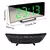 Despertador digital, criativo, grande display, carregavel - comprar online
