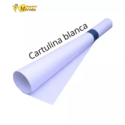 Cartulina Escolar Blanca Con 10 - comprar en línea