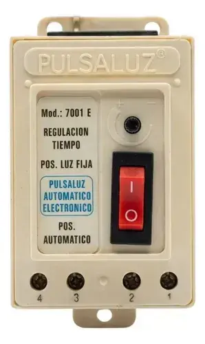 Automático electrónico 7001e 4 cables riel din