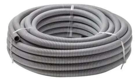 Caño Corrugado Ignífugo Semipesado Ovra K-75 Gris 2" rollo25m - comprar online