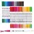 Kit Livro de Colorir + 18 Canetas Brush na internet