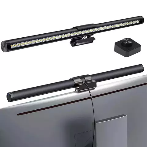 Luminária de Mesa Himolins ScreenBar – LED Antirreflexo com Ajuste de Intensidade