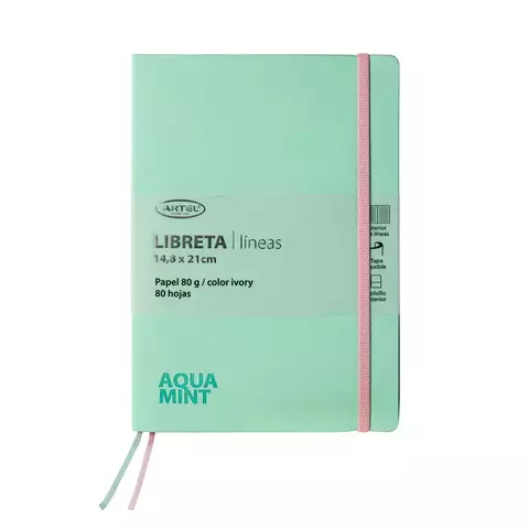 Libreta Lisa Artel A5 AQUA MINT