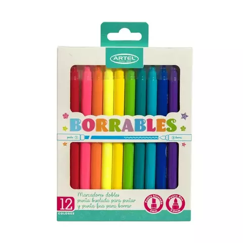 Set 12 rotuladores Borrables Doble Punta - comprar en línea