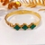 Bracelete Folheado a Ouro 18k Com Dupla Camada de Verniz - comprar online
