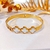 Bracelete Folheado a Ouro 18k Com Dupla Camada de Verniz - comprar online