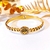 Bracelete Folheado a Ouro 18k Com Dupla Camada de Verniz - comprar online