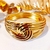Bracelete Folheado a Ouro 18k Com Dupla Camada de Verniz - comprar online