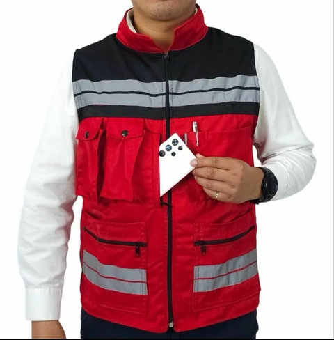 Chaleco de Seguridad Ejecutivo H azul D Rojo - comprar en línea