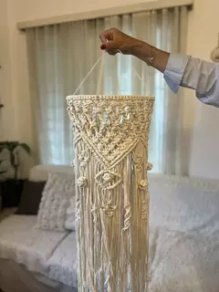Lampara macrame Ignacia