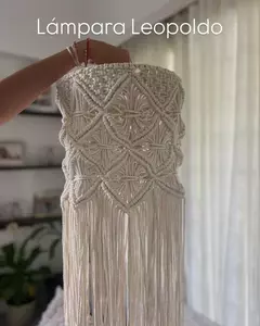 Lampara Macramé Leopoldo