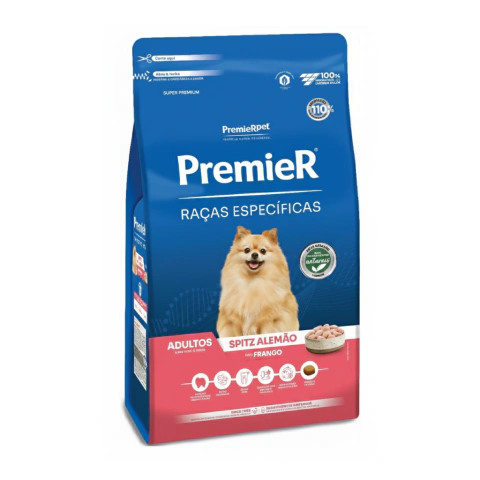 Ração PremieR Premium Raças Específicas, Spitz Alemão, Adulto - 2,5kg