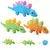 Squeaky brinquedo dinossauro de pelúcia para animais de estimação, brinquedos - loja online