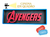 Avengers Logo 3d Placa Cinema Geek Vingadores Cinema Heróis - loja online