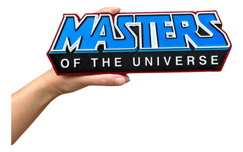 Masters Of The Universe Placa 3d Decoração Média He-man