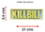 Kill Bill Placa 3d Decoração Home Theater Cinema Tarantino - loja online