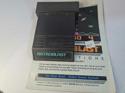 Cartucho de Atari Astroblast com Manual 617 - comprar online