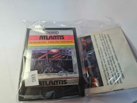Cartucho de Atari com Manual Atlantis 593 - comprar online