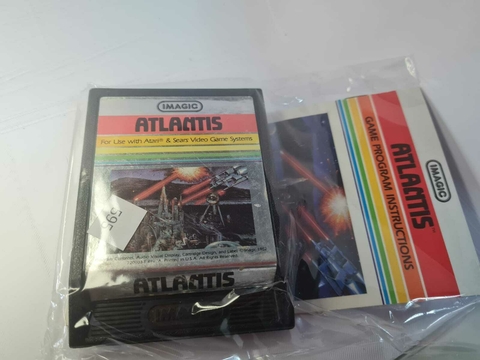 Cartucho de Atari com Manual Atlantis 595 - comprar online