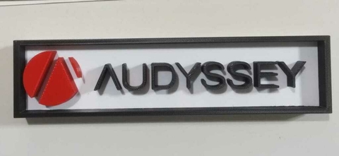 Audyssey Logo 3d Home Theater Placa Decorativa - comprar online
