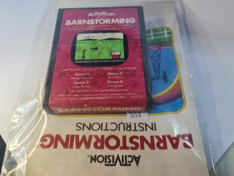 Cartucho de Atari Barnstorming com Manual 551 - comprar online
