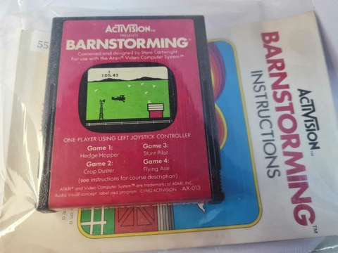 Cartucho de Atari Barnstorming com Manual 552 - comprar online