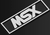 Msx Logo 3d Placa Decoração Retro Games Hotbit Expert Geek na internet