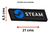Steam Deck Logo 3d Placa Decoração Gamer Geek Nerd Lojas - comprar online