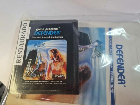 Cartucho de Atari Defender com Manual 394 Relabel - comprar online
