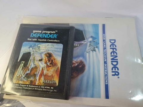 Cartucho de Atari Defender com Manual 395 - comprar online