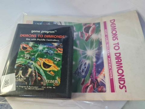 Cartucho de Atari Demons to Diamonds 381 com Manual - comprar online