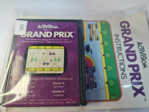 Cartucho de Atari Grand Prix com Manual 501 - comprar online
