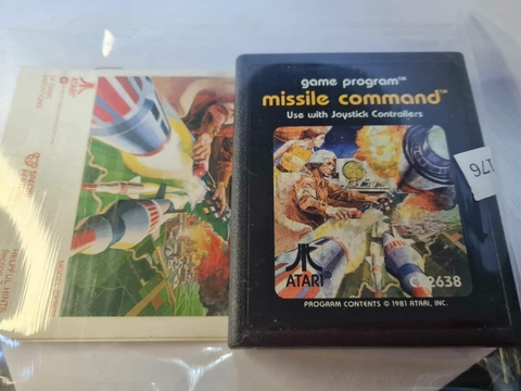Cartucho de Atari Missile Command com Manual 176 - comprar online