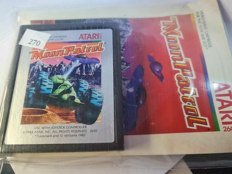 Cartucho de Atari Moon Patrol com Manual 270 - comprar online
