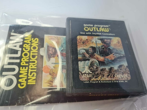 Cartucho de Atari Outlaw com Manual 349 - comprar online
