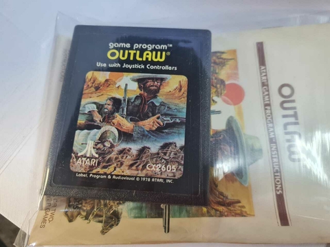 Cartucho de Atari Outlaw com Manual 351 - comprar online