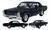 Pontiac GTO 1965 Preto - comprar online